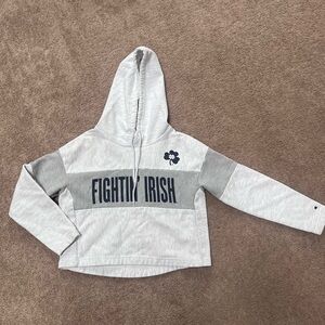 Notre Dame Fighting Irish Champion Cropped Hoodie